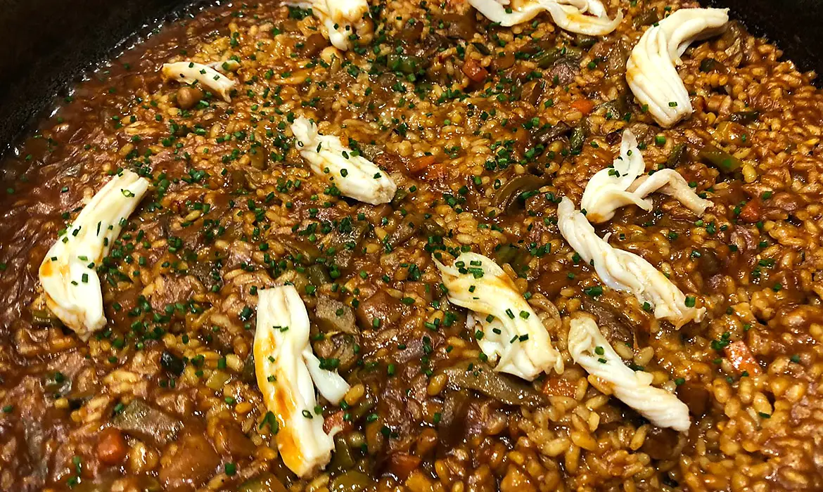 Nuestro arroz de espardeñas quita el sentido